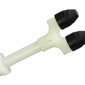 Extra Narrow Forked Silicone Taper Tip