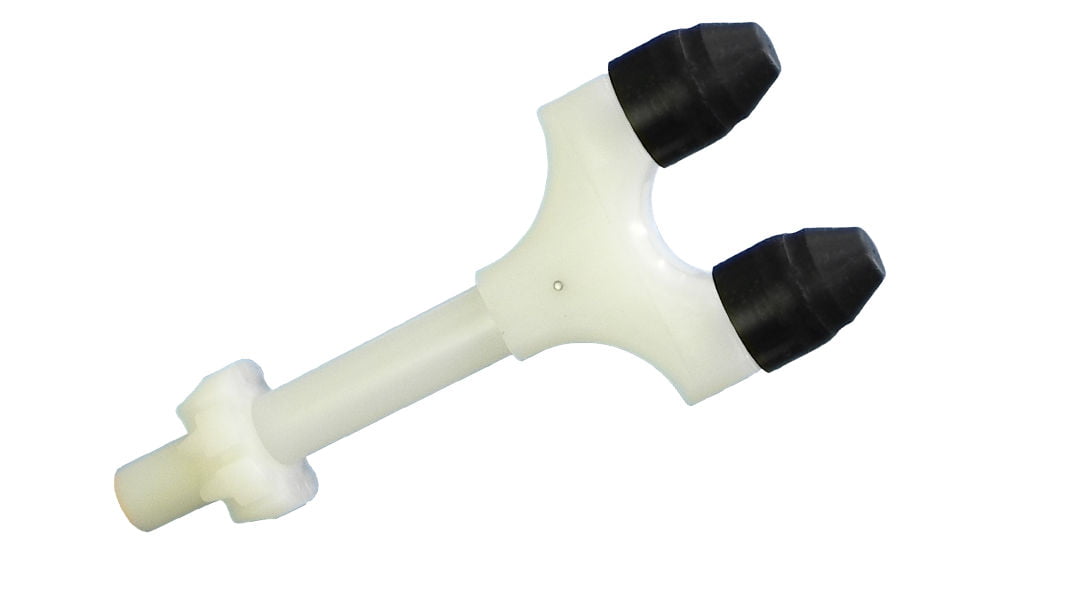 Narrow Forked Silicone Taper Tip